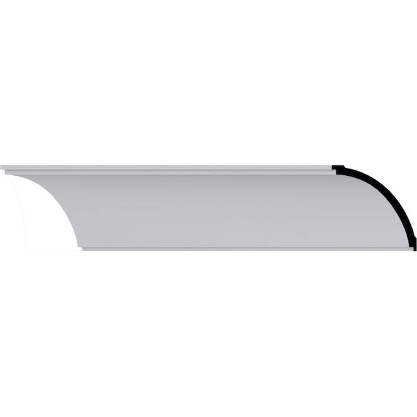 Ekena Millwork 6 1/4"H x 6 1/4"P x 8 7/8"F x 94 1/2"L Classic Crown Moulding MLD06X06X08CL - main